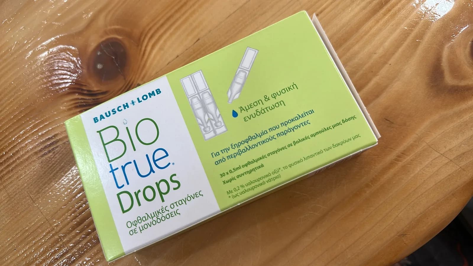 Bausch + Lomb Biotrue Drops - Οφθαλμικές Σταγόνες σε Μονοδόσεις (30 x 0.5ml)